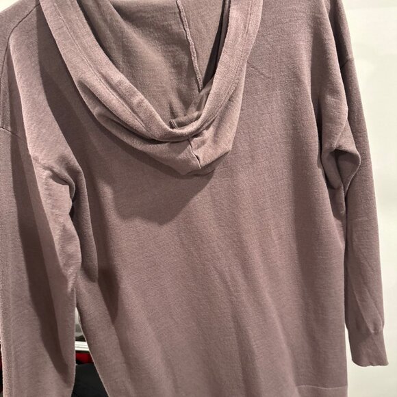 Long Sleeved Hooded Sweater Tunic with Gold Details - Picture 2 of 6